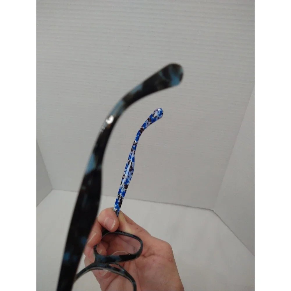 FRAMES ONLY Kate Spade Slightly UNEVEN Eyeglasses Blue & Tortoise Shell